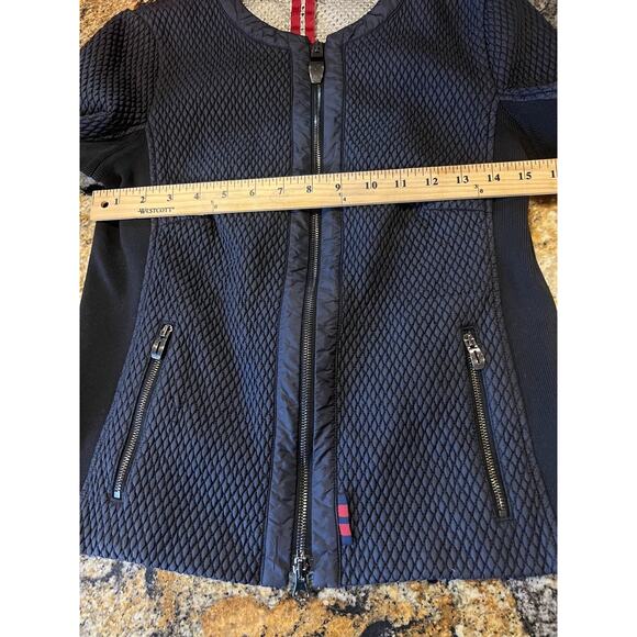 Postcard Black Fitted Women's Ski Jacket/Moto Style US 8 / 44 - Picture 4 of 11